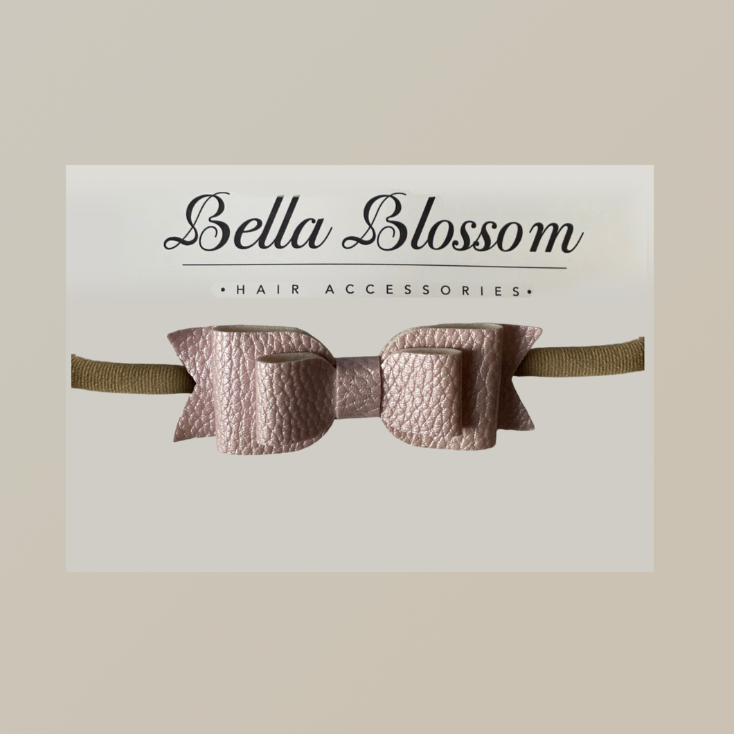 Stormi Frosted Grape Baby Bow - Headband - Bella Blossom Bows