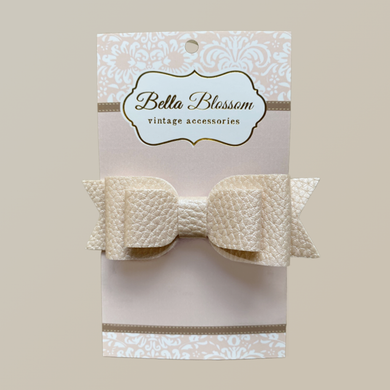 Ruby Safari Dust Baby Bow Clip - Bella Blossom Bows