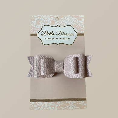 Ruby Lilac Baby Bow Clip - Bella Blossom Bows